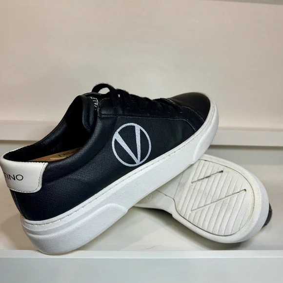 VALENTINO BY MARIO VALENTINO Febo Sauvage Pt. Leather Sneakers Men 7 Women 8.5 - Picture 3 of 16